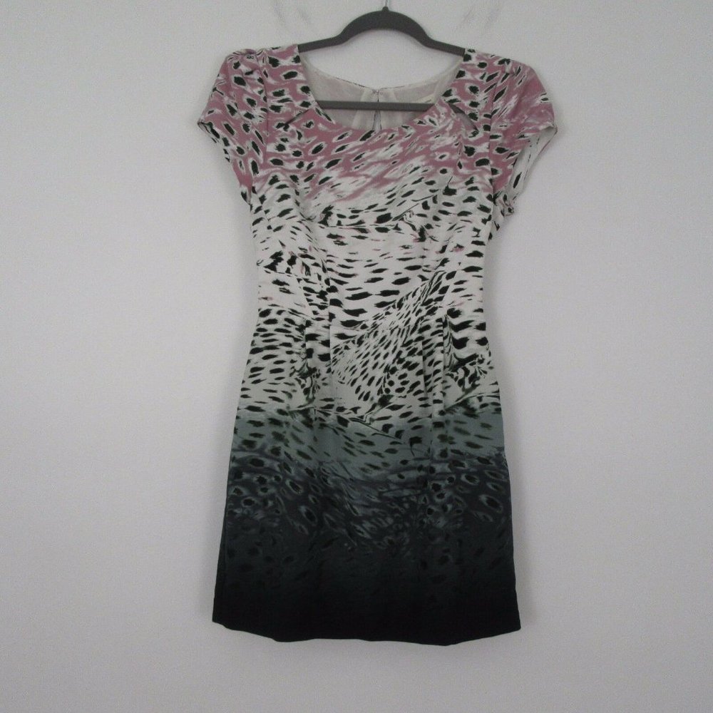 Silence + Noise Multi Color Ombre Cheetah Print D… - image 1